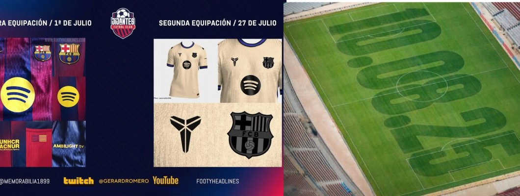 Nova camisola do Barcelona tem o logótipo do Kobe